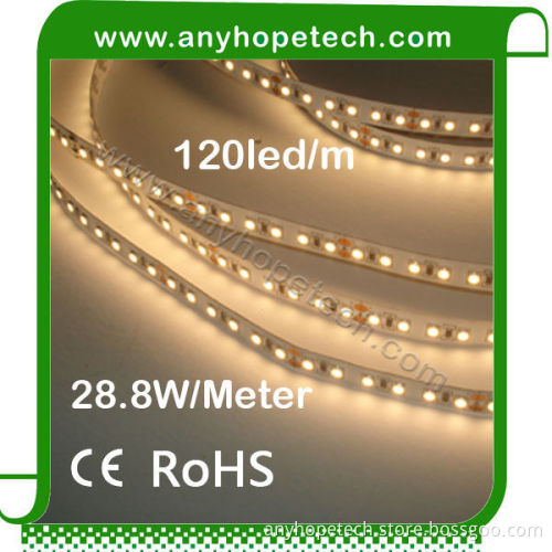 Super bright LED flexible tape 1200lm indoor smd 2835 led strip ip20